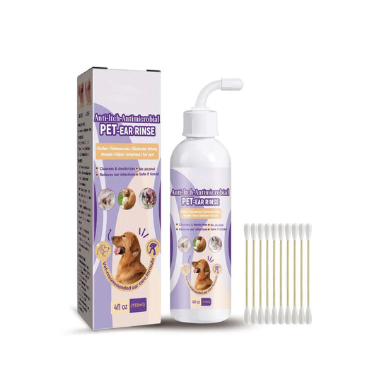 Spray Nettoyant Apaisant pour Oreilles – Chiens & Chats (118 ml)