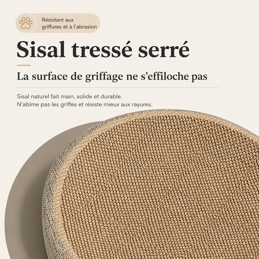 Felineau Griffoir-Lit Ovale en Sisal — 2-en-1