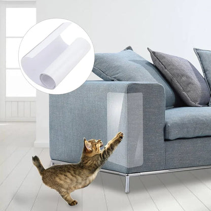 Felineau Film Protecteur Anti-Griffures Transparent pour Chat | Autocollant Auto-Adhésif Meubles