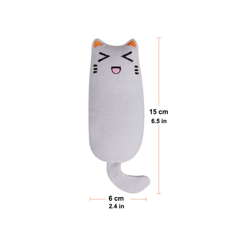 Jouet Chat Herbe a Chat - Peluche Poisson x3 - image 3