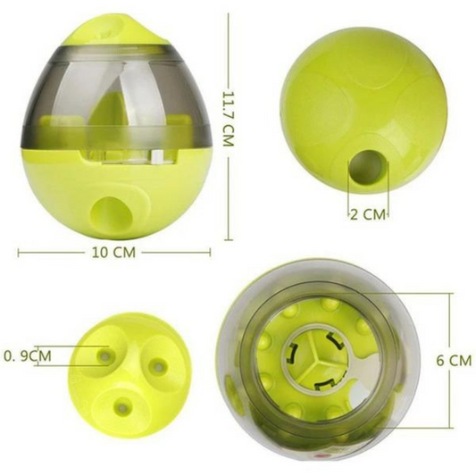 Felineau Boule Distributeur Friandises - Jouet Anti-Glouton Interactif