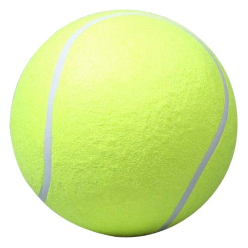 Felineau Balle de Tennis Géante XXL pour Chien — Diamètre 24 cm