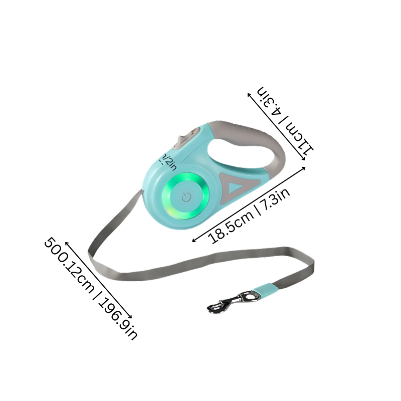 Laisse Retractable LED Chien - Visibilite Nocturne - image 5