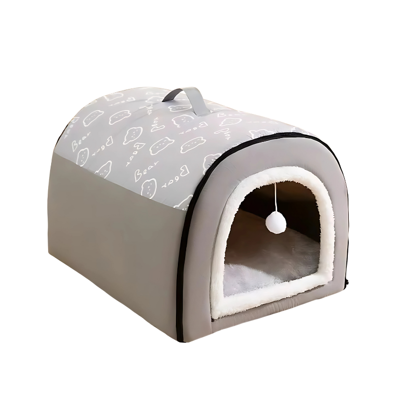 Felineau Maison Pliable Grotte Tissu - Abri Intérieur Douillet Nomade