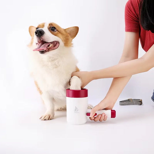 Felineau Nettoyeur de Pattes pour Chien en Silicone Souple | Gobelet Portable de Nettoyage Rapide des Pattes