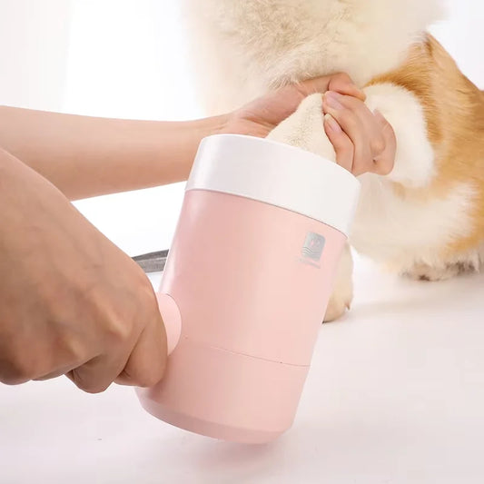 Felineau Nettoyeur de Pattes pour Chien en Silicone Souple | Gobelet Portable de Nettoyage Rapide des Pattes