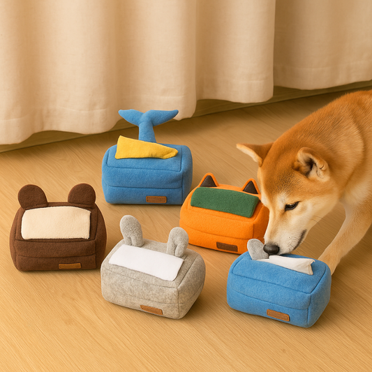 Felineau Boîte Puzzle Couinante pour Chien - 4 Couleurs