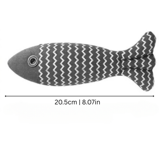 Felineau Poisson Frétillant Électrique Réaliste - Jouet Sensoriel Félin