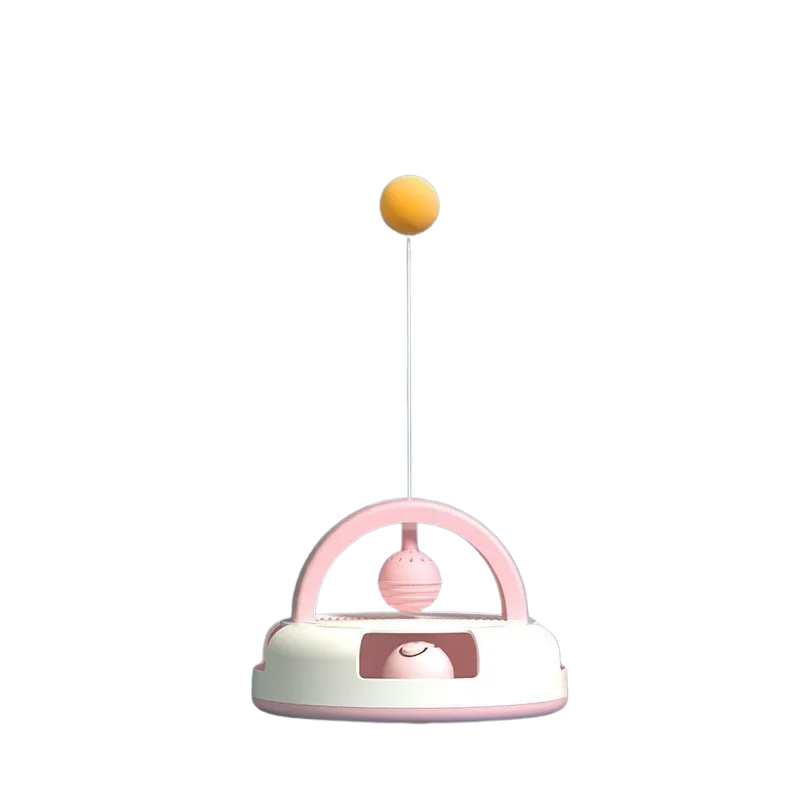 Felineau Jouet Culbuteur Interactif pour Chat - Bleu ou Rose