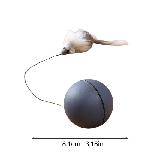 Felineau Balle Traqueur Rotative Lumineuse - Sphère Chasse Automatique