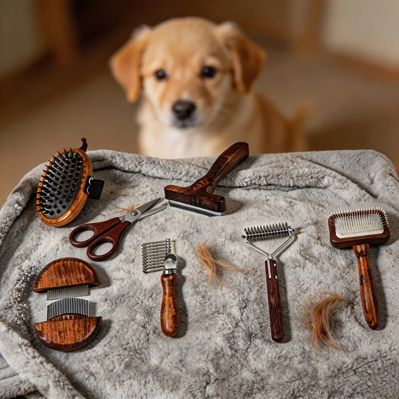 Peigne Demelant Chien Chat - Brosse Anti Noeuds - image 8