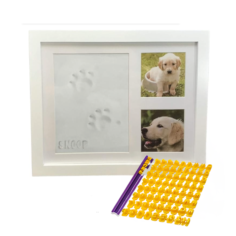 Felineau Kit Empreinte Patte Mémorial - Souvenir Cadeau Argile Sécurisé