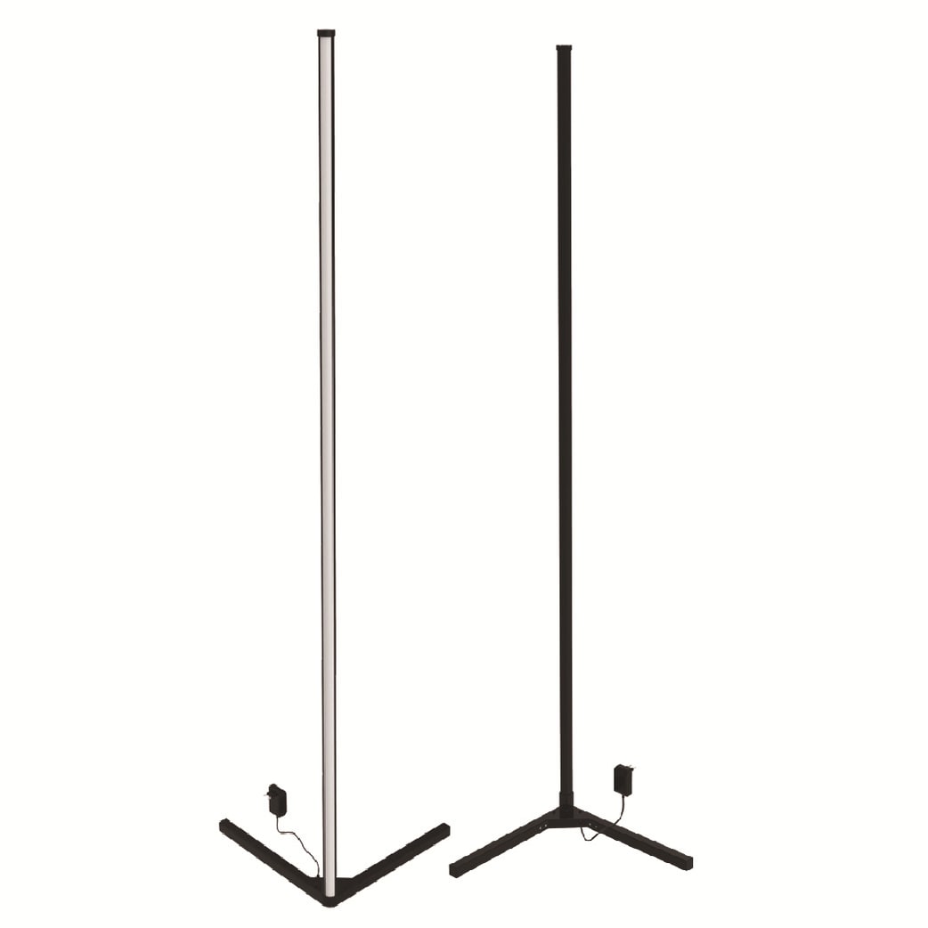 Lampadaire d'angle LED RVB 12 V à télécommande