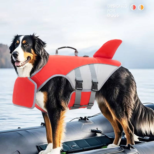 Felineau Gilet de Flottaison pour Chien — Design Requin