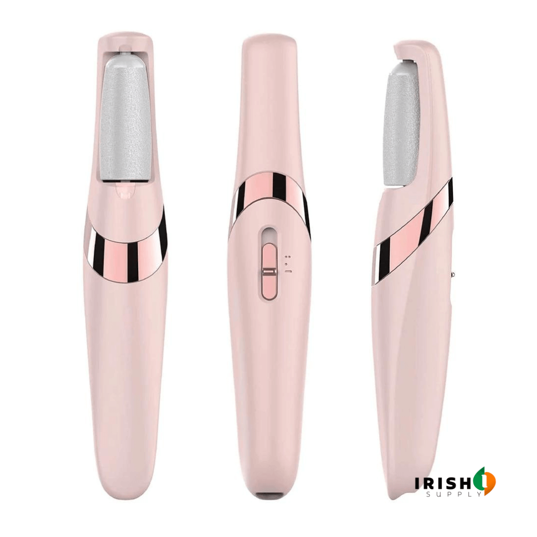 Râpe à pieds rechargeable USB à deux vitesses et rouleaux interchangeables