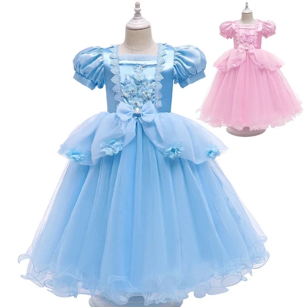 Robe de princesse enfant en tulle avec options accessoires