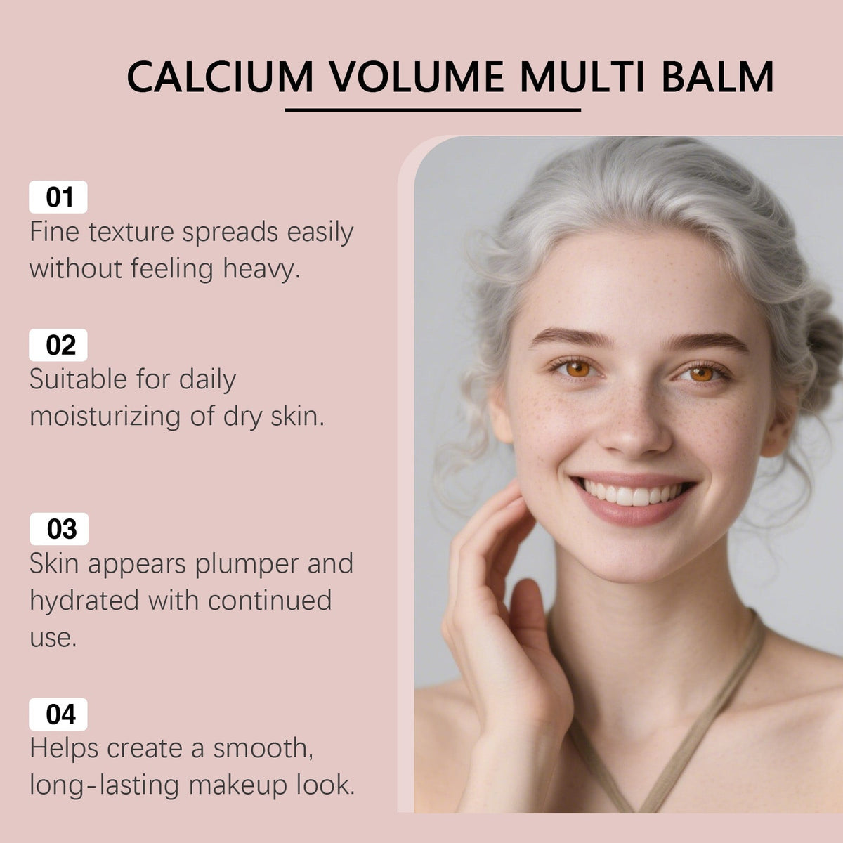 Baume hydratant solide pour visage et cou en stick, 9 g