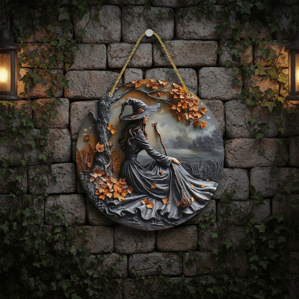 Plaque murale décorative en relief à branches et feuilles
