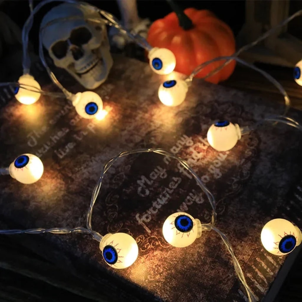 Guirlande LED d'Halloween à figures translucides
