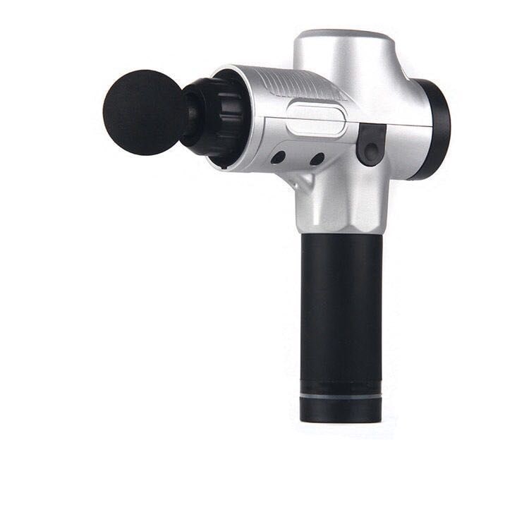 Pistolet de massage rechargeable à six têtes avec mallette
