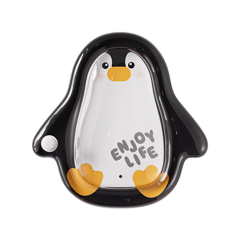 Bouillotte en forme de pingouin à fenêtre transparente