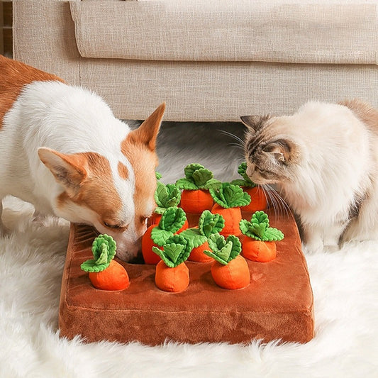Felineau Tapis de Fouille Interactif - Distributeur de Friandises Renifleur