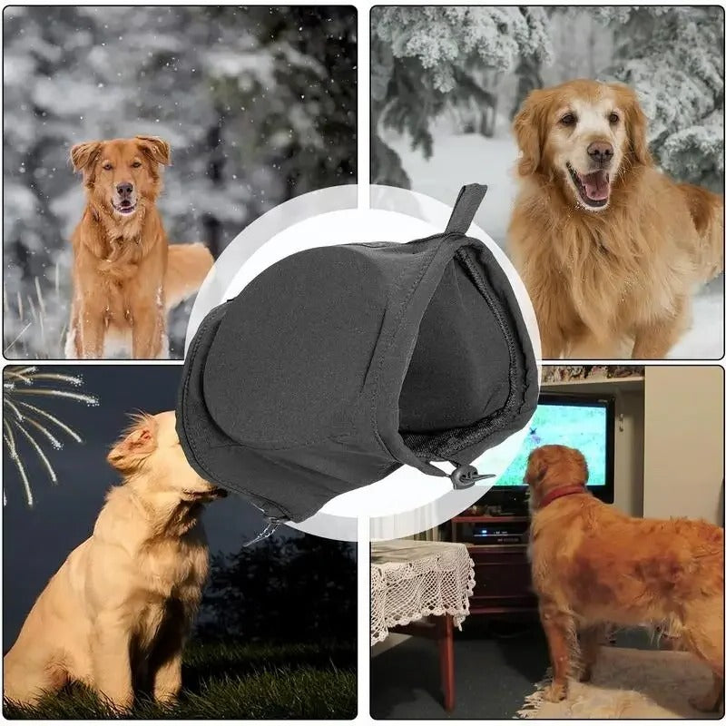 Felineau Protège-Oreilles Anti-Bruit pour Chien — Confort Ajustable S à XL