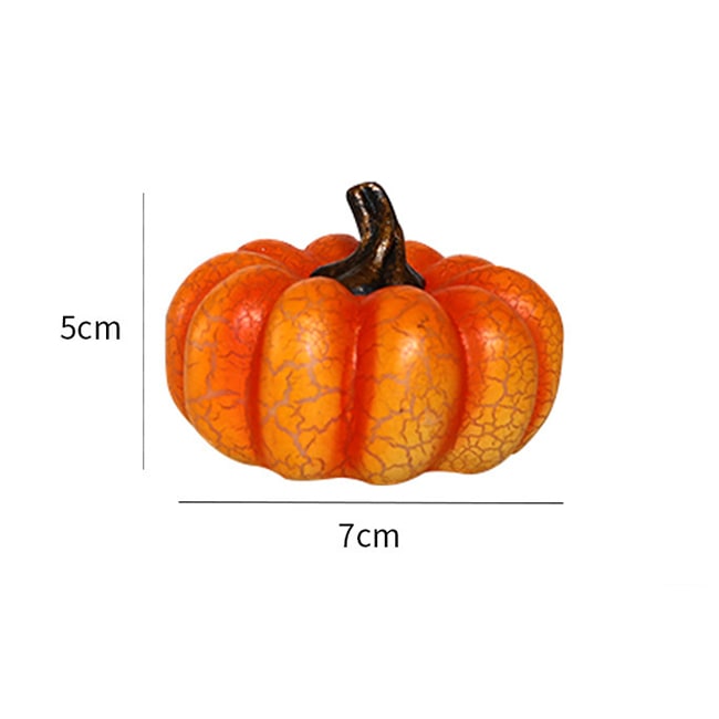 Mini citrouille LED à piles pour décoration d'Halloween
