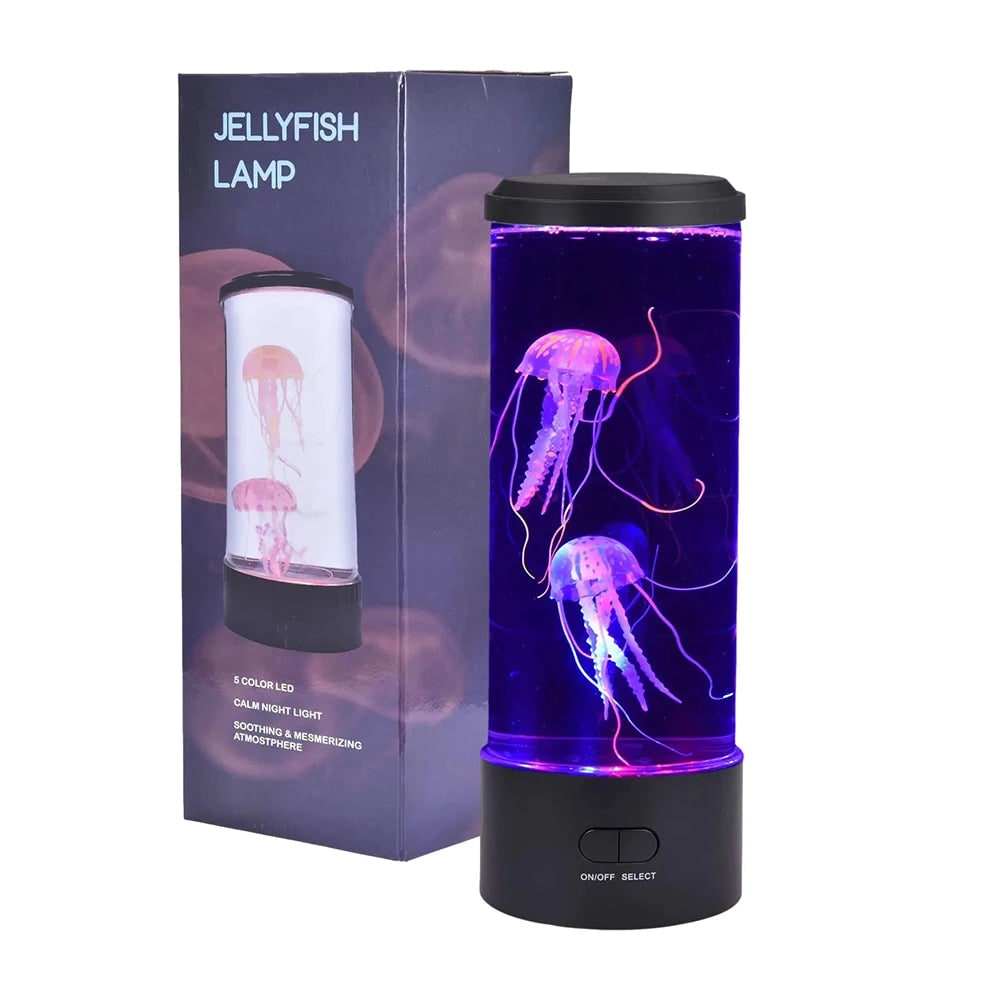 Lampe à méduses artificielles à LED multicolores, alimentation USB