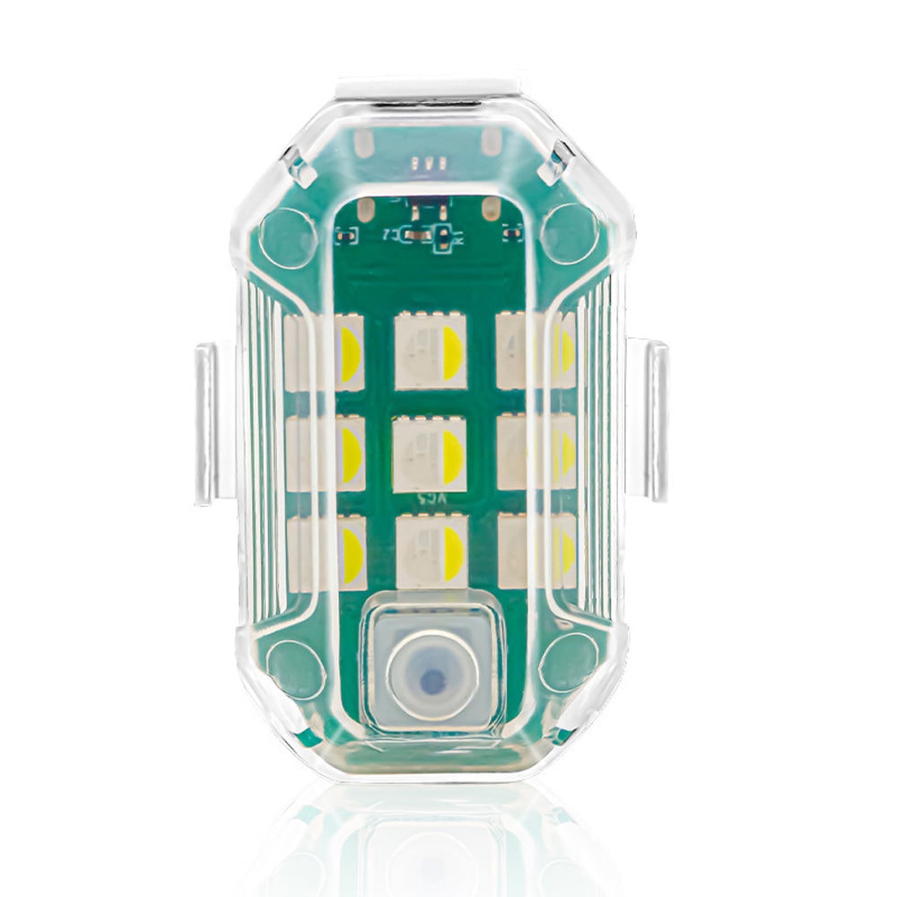 Feu LED rechargeable à télécommande pour fixation arrière