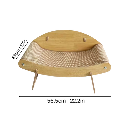 Felineau Canapé Griffoir Luxe Carton - Repos Ergonomique et Protection