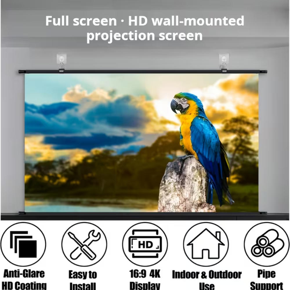 Écran de projection portable au format 16:9