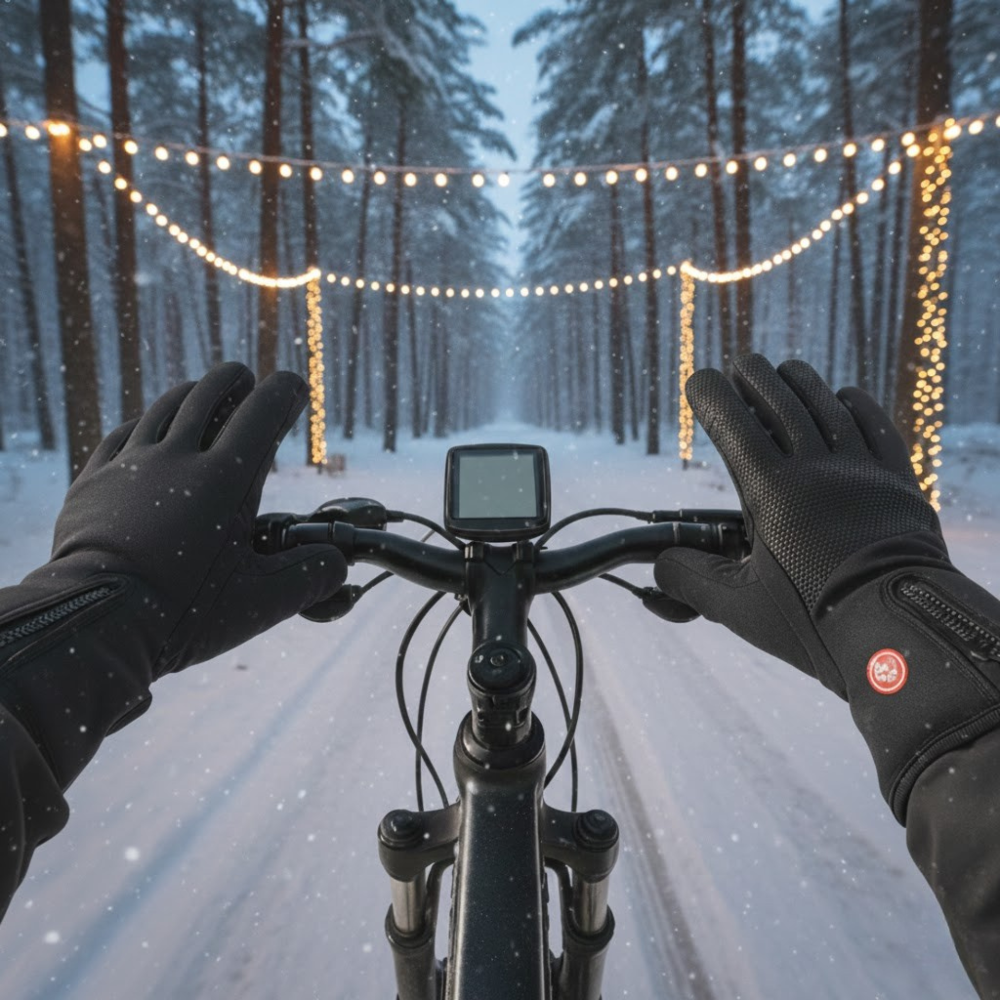 Gants chauffants de ski rechargeables avec doigts tactiles