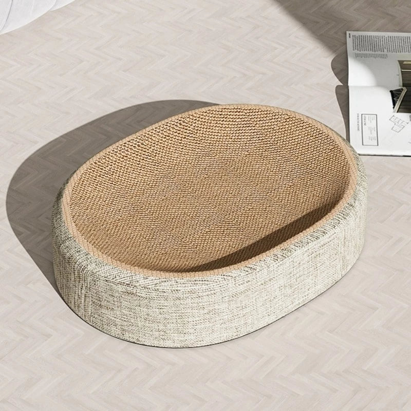 Felineau Griffoir-Lit Ovale en Sisal — 2-en-1