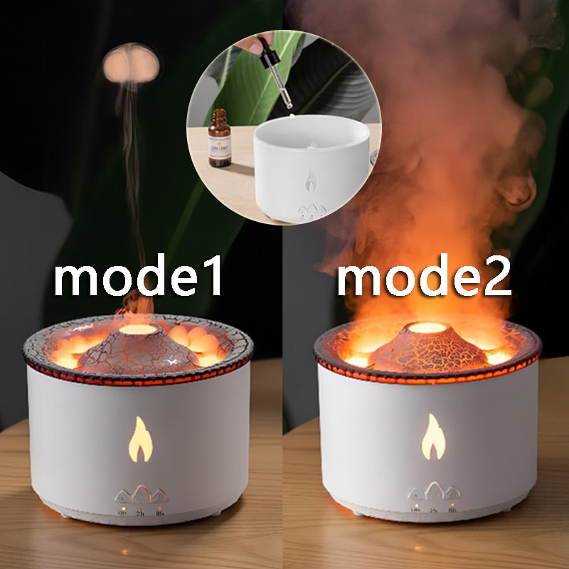 Diffuseur ultrasonique avec effets lumineux et brume décorative