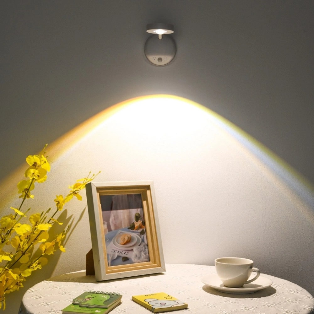 Lampe murale magnétique sans fil pour tableaux et lecture