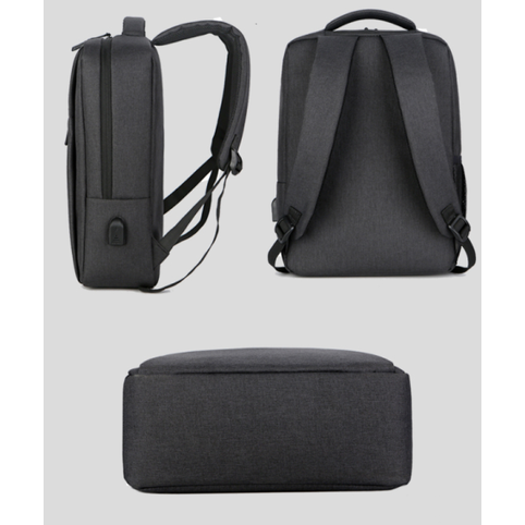 Sac à dos pour ordinateur en tissu Oxford avec port USB