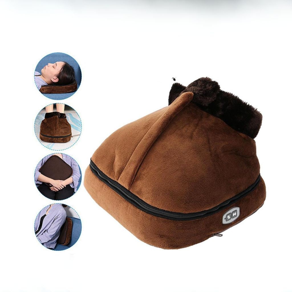 Chauffe-pieds électrique avec massage par vibrations