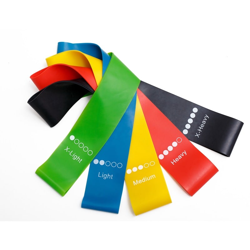 Bandes de résistance en latex pour exercices, 600 × 50 mm