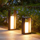 Borne lumineuse extérieure à LED, format carré