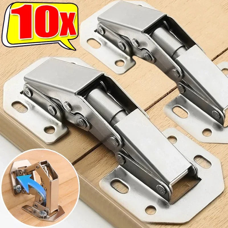 Lot de 10 charnières de meuble à fermeture douce – image 1