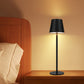 Lampe de table rechargeable à commande tactile et source à DEL