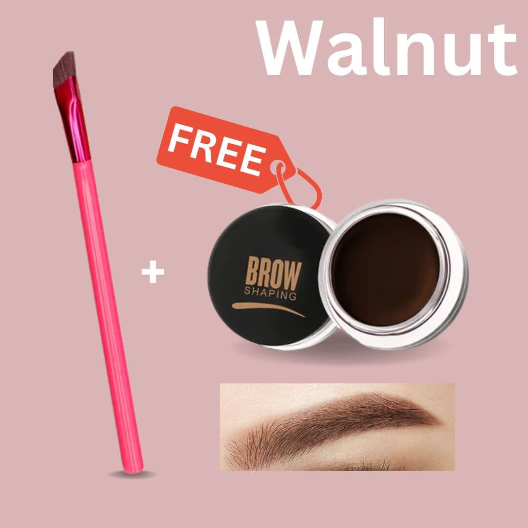Ensemble de maquillage des sourcils avec pinceau et gel, 3 g