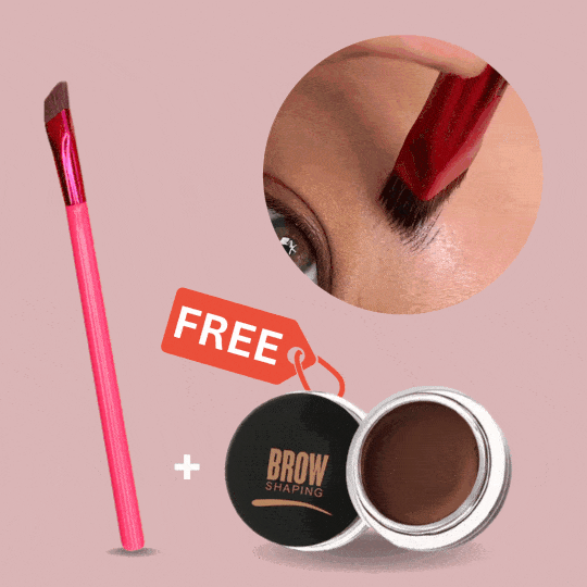 Ensemble de maquillage des sourcils avec pinceau et gel, 3 g