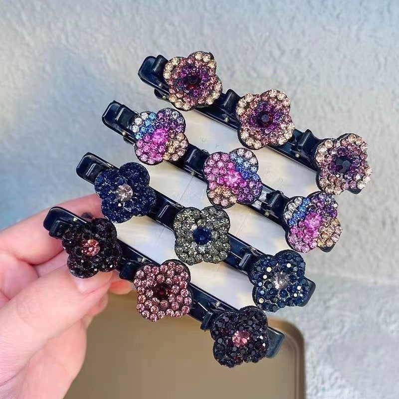 Pinces à cheveux décoratives à strass