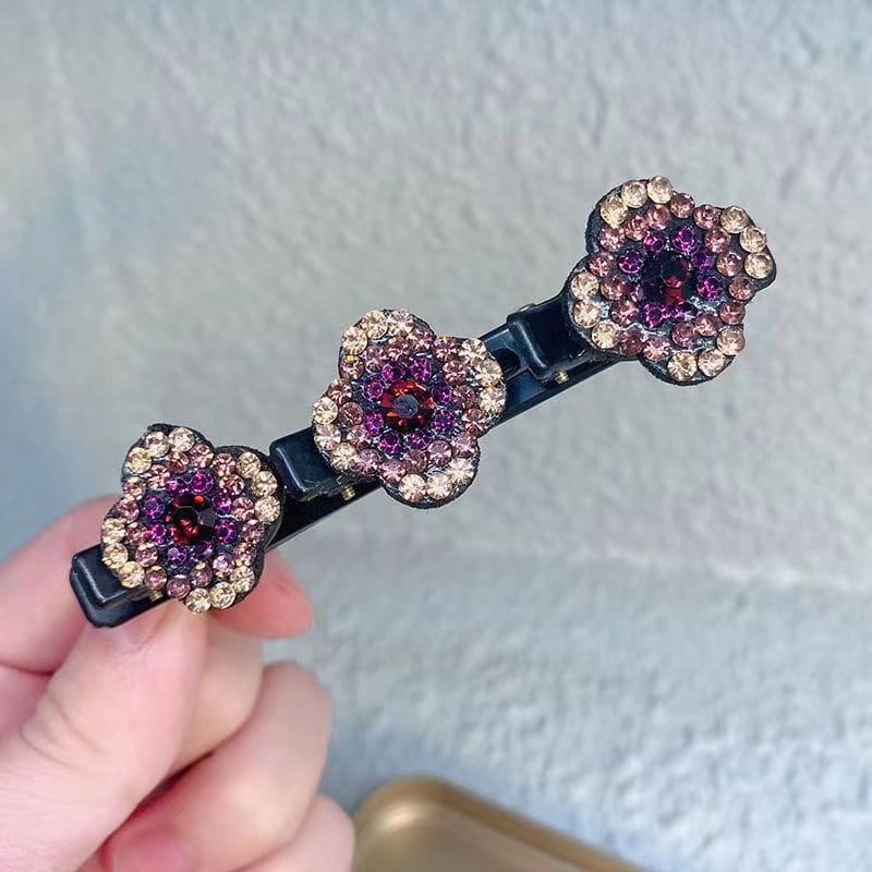 Pinces à cheveux décoratives à strass