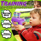 Lanceur de disques en mousse pour enfants
