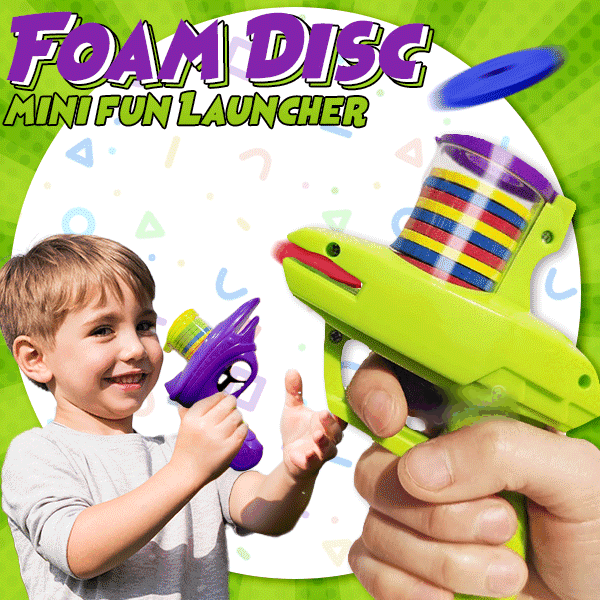 Lanceur de disques en mousse pour enfants