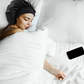 Lot de 2 bonnets de nuit en satin à bande élastique