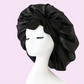 Lot de 2 bonnets de nuit en satin à bande élastique